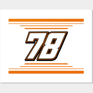 BJ McLeod #78 2024 NASCAR Design Posters and Art